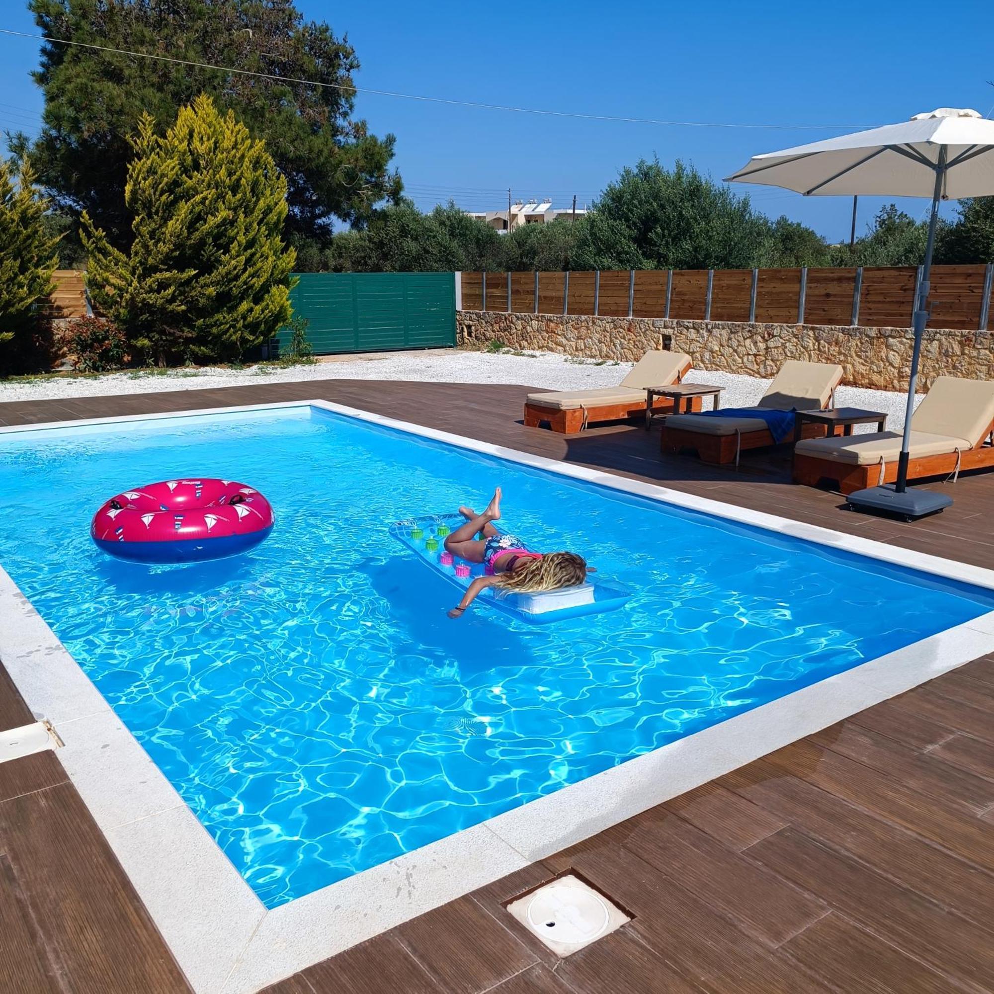 Drosoula Villa 3Bdr Private Swimming Pool Chorafakia Exterior foto
