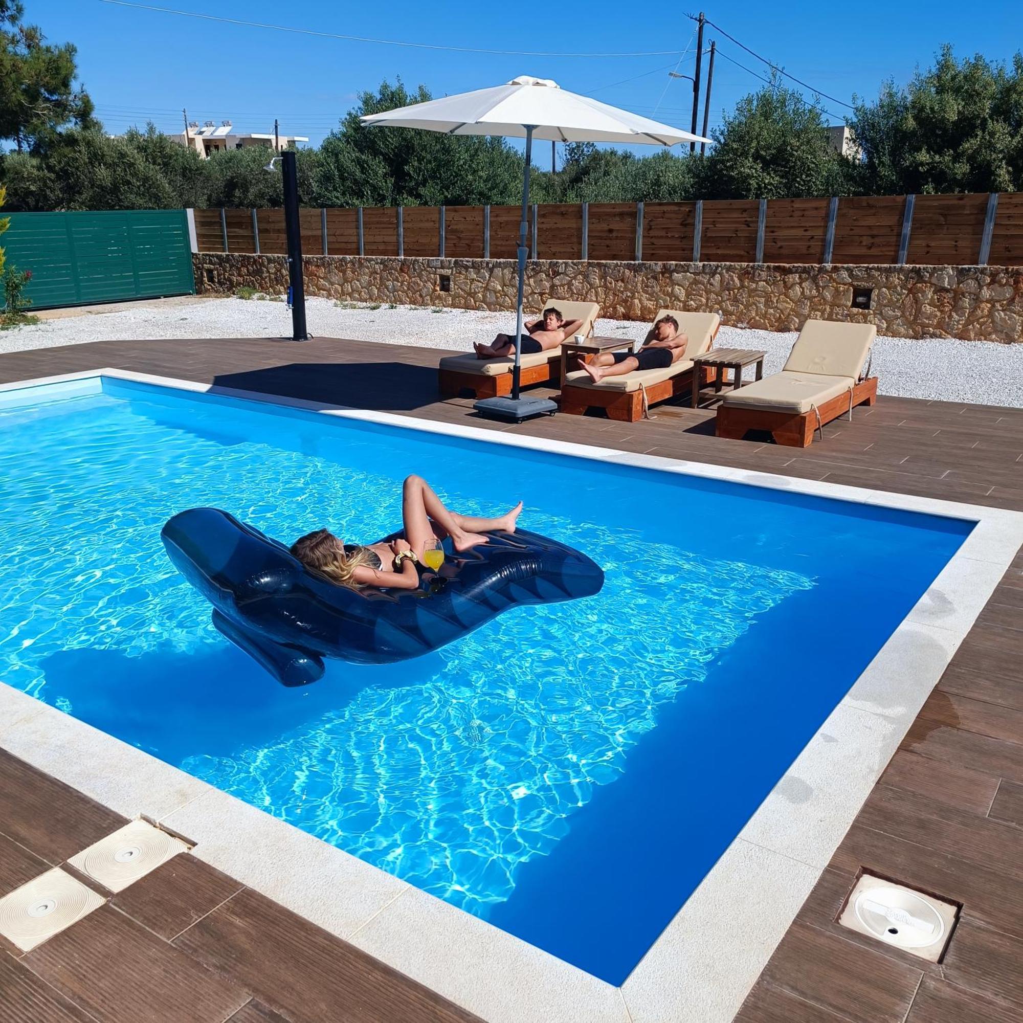 Drosoula Villa 3Bdr Private Swimming Pool Chorafakia Exterior foto